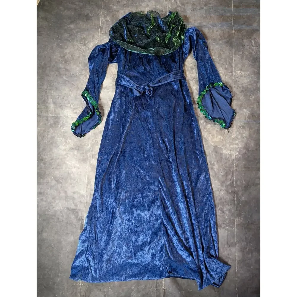 Medieval Princess Sorceress Dress Girls Child Size S 4-6x Halloween Costume